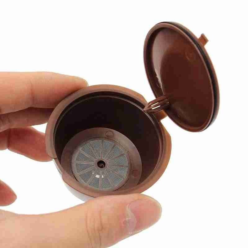 3/6pcs Reusable Coffee Capsule Cup Plastic Refillable Gusto Machine Dolce Compatible Dolche Coffee Filter Nescafe Coffee Gu U9X5