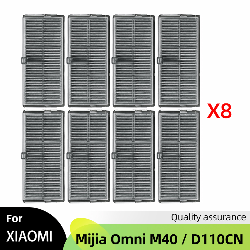 Ajuste para Xiaomi Mijia M40 / D110CN Robot aspirador de repuesto Cepillo Lateral principal filtro HEPA almohadillas de fregona bolsa de polvo accesorios de repuesto: Caqui oscuro