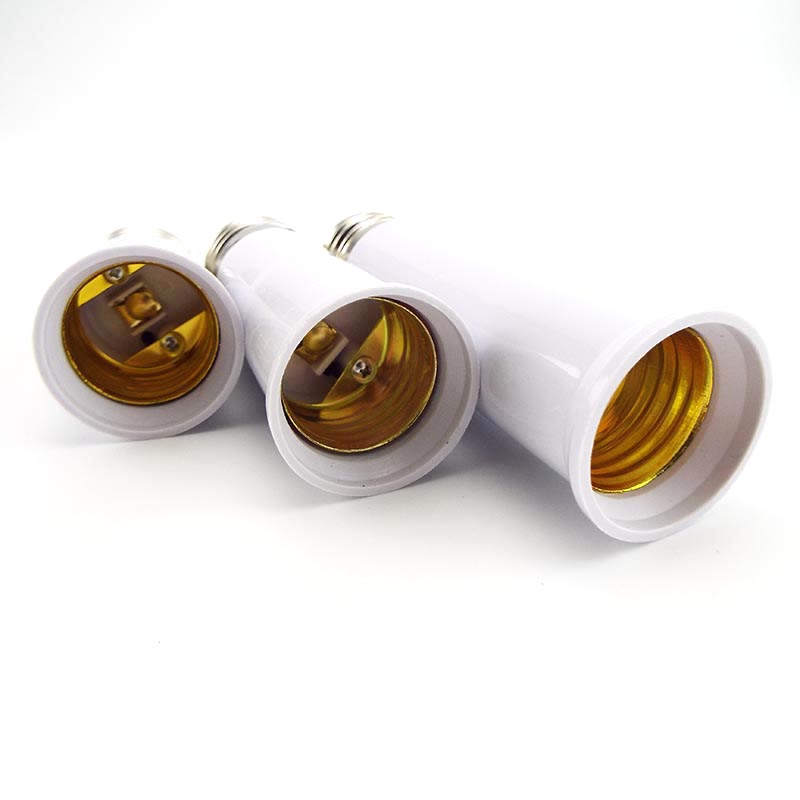 Lampadapter E27 naar E27 Extender LED-lampvoethouder Schroeffitting Verlenglichtconverter