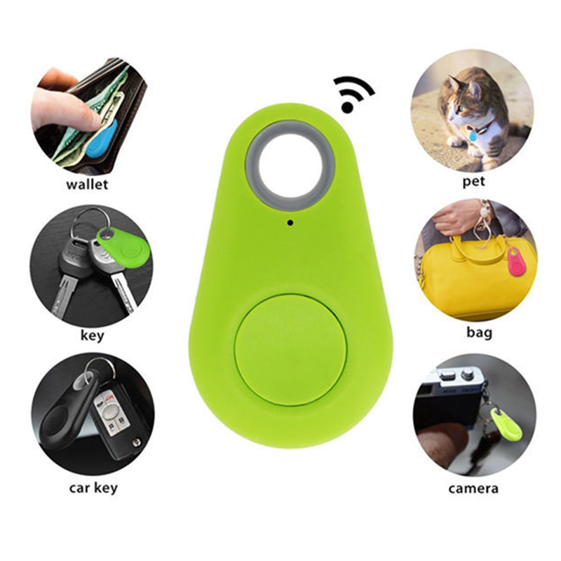 Mini smart gps hund spårning anti-förlorad hänge vattentät bluetooth spårare för husdjur hund katt barn nycklar plånboksväska