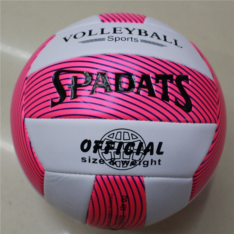 Concurrentie Volleybal Zachte Standaard Pu Training Volleybal Machine Bal Beachvolleybal Ballen: Roze