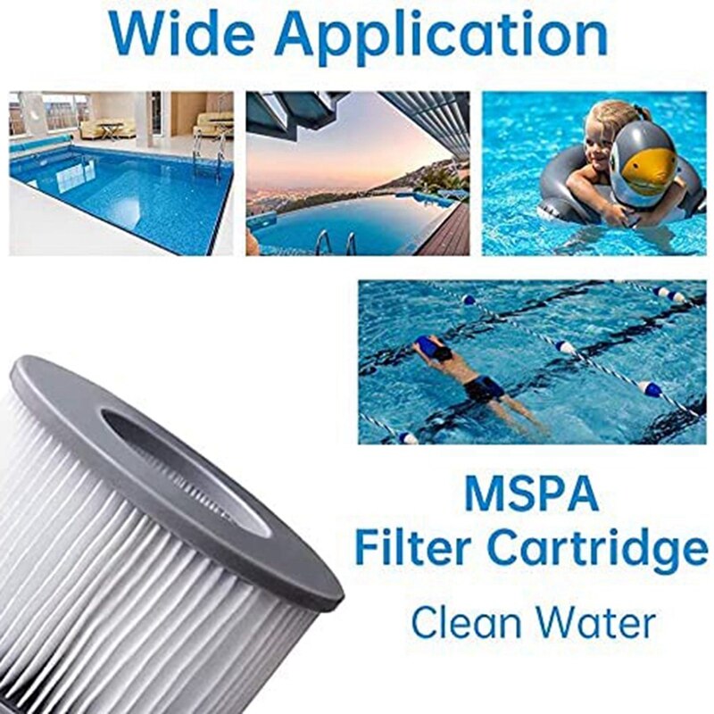 Whirlpool Replacement Filter for MSpa Filter Cartridge Water Filter, Filter for Submarines and Spa