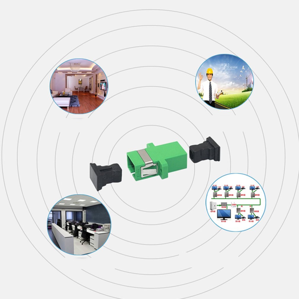 Simplex Fiber Coupler Sc/apc Single Mode Fiber Connector Fiber Adapter 14mbps