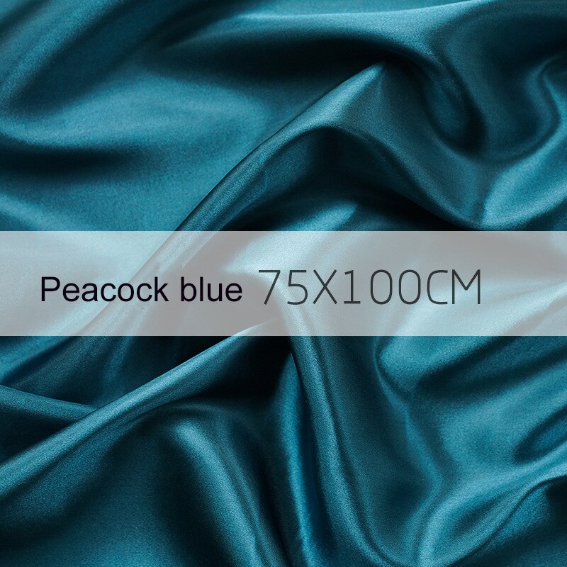 Photography Backdrops Artificial Silk Cloth Studio Photo Still Life Shoot Fotografia Soft Satin Fabric for Background Accessorie: 75 Peacock blue