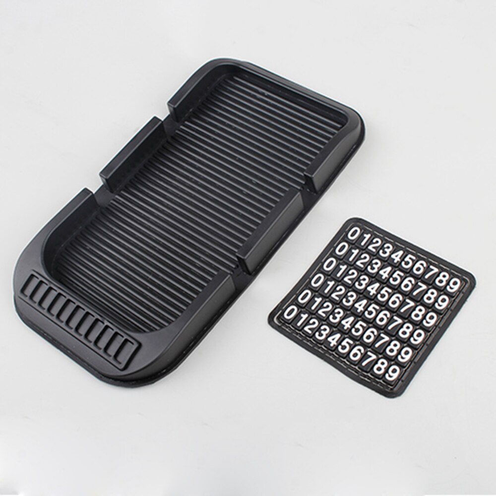 1 stuk antislipmat voor het dashboard van de auto met telefoonnummer 2 in 1 antislipmat voor papieren handdoeken gps telefoon auto accessoires