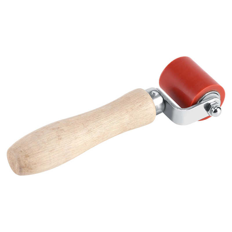 40mm Silicone Hand Pressure Roller High Temperature Resistant Welding Tool Silicone Pressing Roller: 40mm Red