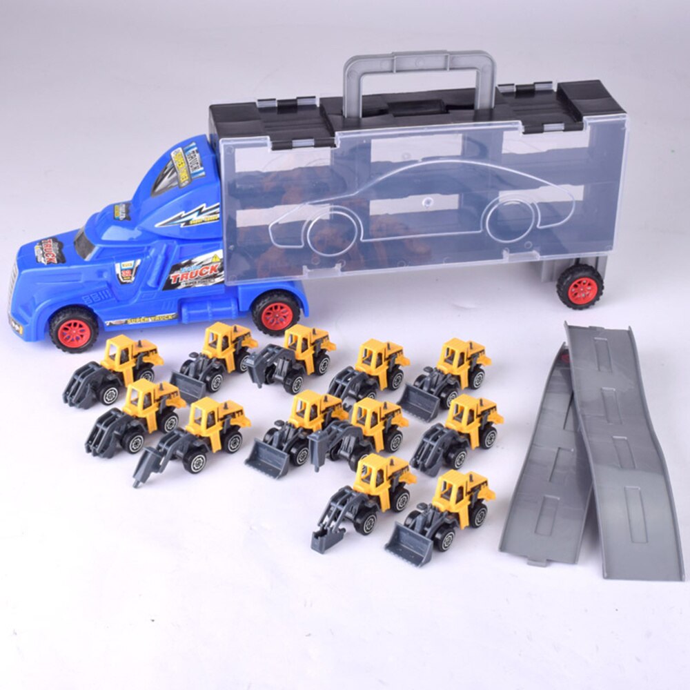 Träger Lkw Set Bau Engineering Pädagogisches Fahrzeug Spielzeug Träger Lkw Modell Trägheit Autos Fahrzeug Set für Kleinkind