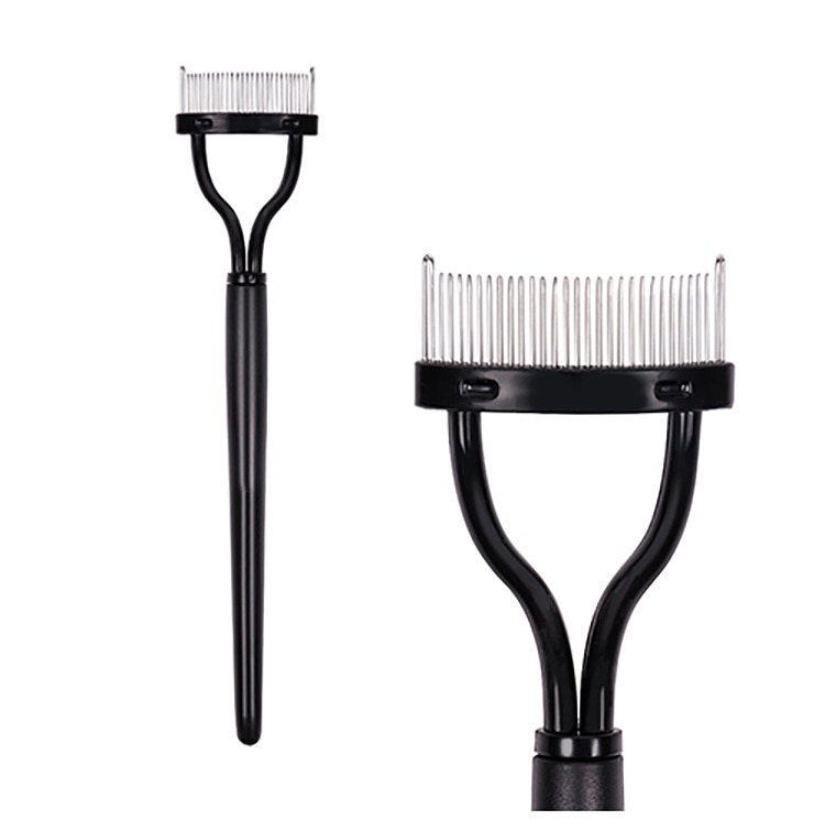 Applicateur de Mascara en métal, peigne à cils, brosse, pour soulever les boucles, séparateur de cils, outils de maquillage de beauté