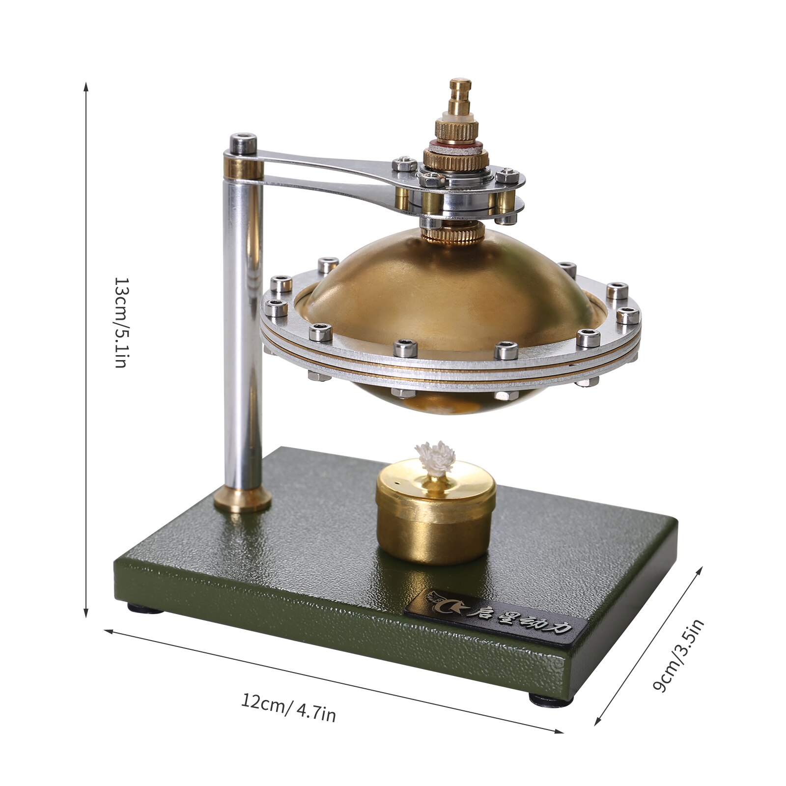 Air Stirling Engine Motor Model DIY Unassembled Steam Flying Saucer Full Metal Physics Science Experiment Toy