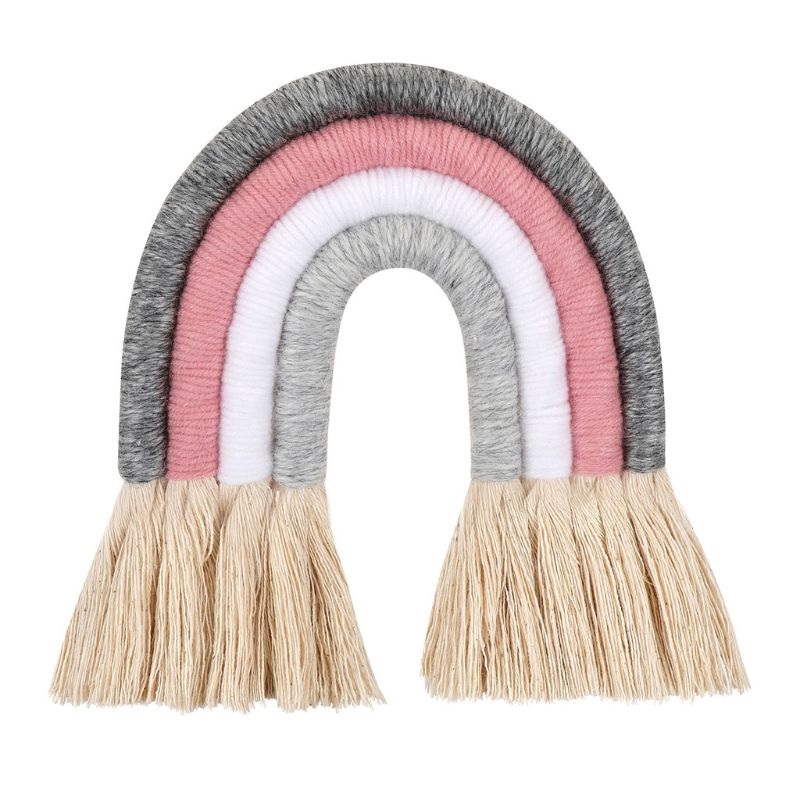 Bonitos adornos colgantes de cereza para pared, decoración de algodón de estilo nórdico para habitación de niños, dormitorio de bebé, decoración para en el hogar: Rojo