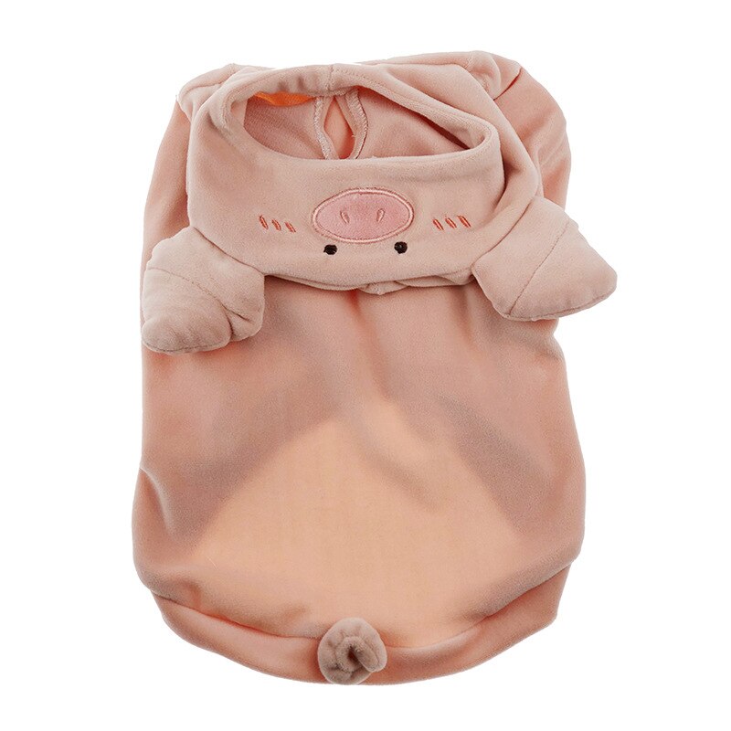 Sweat à capuche pour animal de compagnie, déguisement de bouledogue français, carlin, chien, cochon, amusant, , Halloween, noël, tenue Cosplay