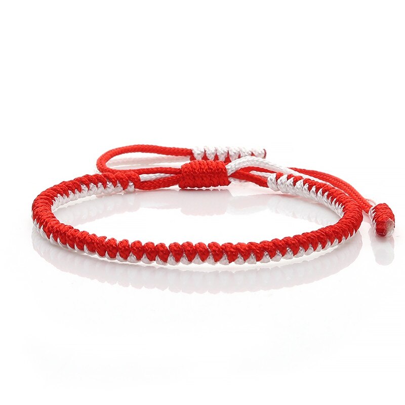 Tibetan Buddhist Adjustable Handmade Braided Bracelets & Bangles Original Knots Lucky Rope Charm Bracelet For Women Men Jewelry: style 6