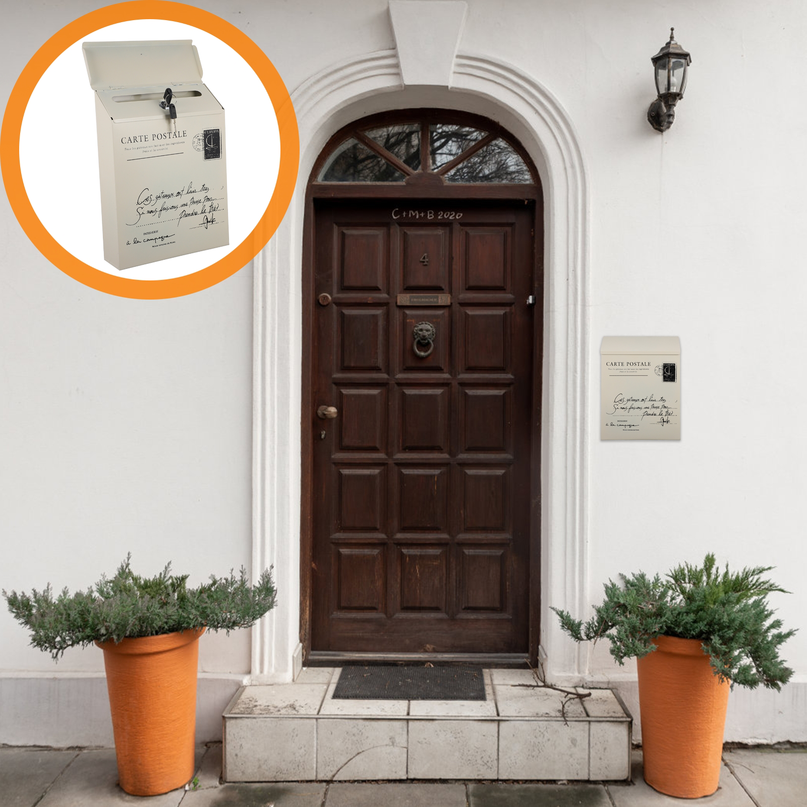 1 Pc blokada skrzynka pocztowa retro skrzynka na listy robić montażu na ścianie skrzynka na listy gazeta skrzynka pocztowa: biały