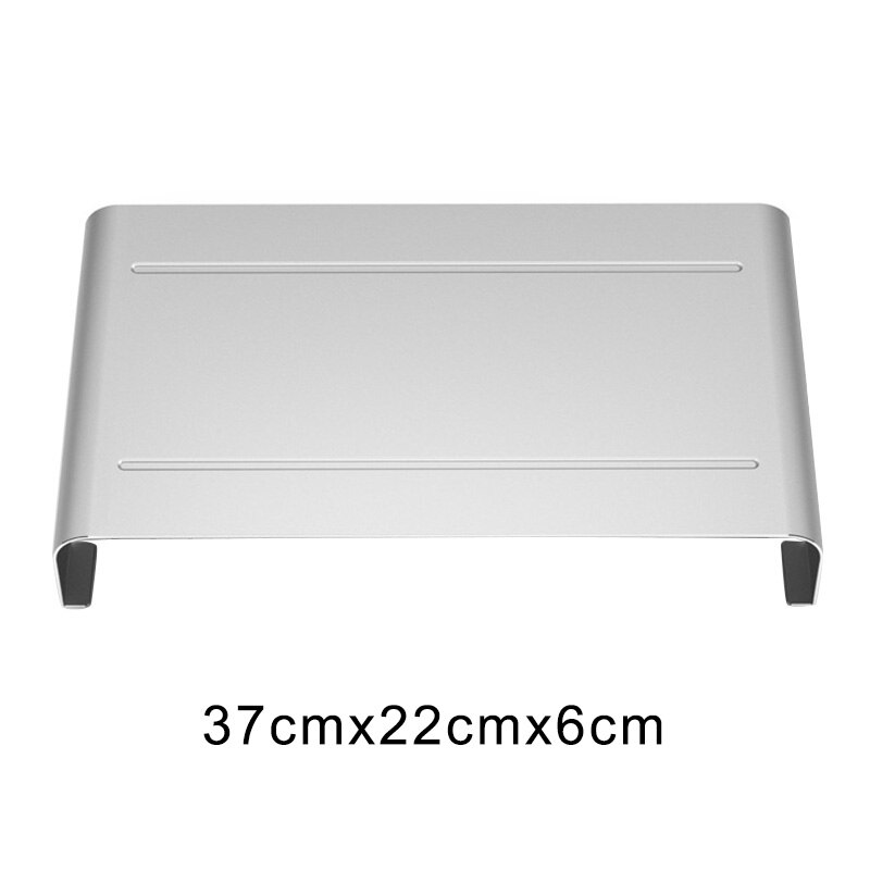 Aluminum Alloy Bracket Computer Monitor Stand Base Anti-slip Screen Riser Holder PUO88: small