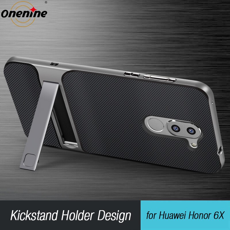 Back Cover voor Huawei Honor 6X Siliconen Case TPU PC 360 3D Stand Telefoon Gevallen Funda Honor6X GR5 Mate 9 Lite Mate9 Mate9Lite