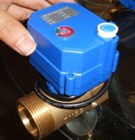 Vanne d'eau motorisée 8s CR03 CR04 CWX-25s AC85-265V V 110V DN15 laiton BSP, alésage réduit, vanne électrique mâle-mâle pour l'eau, 220
