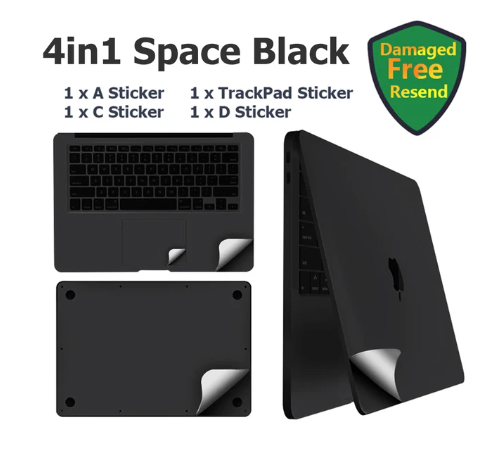 for MacBook Air 15 A2941 13 M2 A2681 Pro 14 16 M3 sticker protect film Palms Guard Rest Cover+Trackpad /body Protect Skin