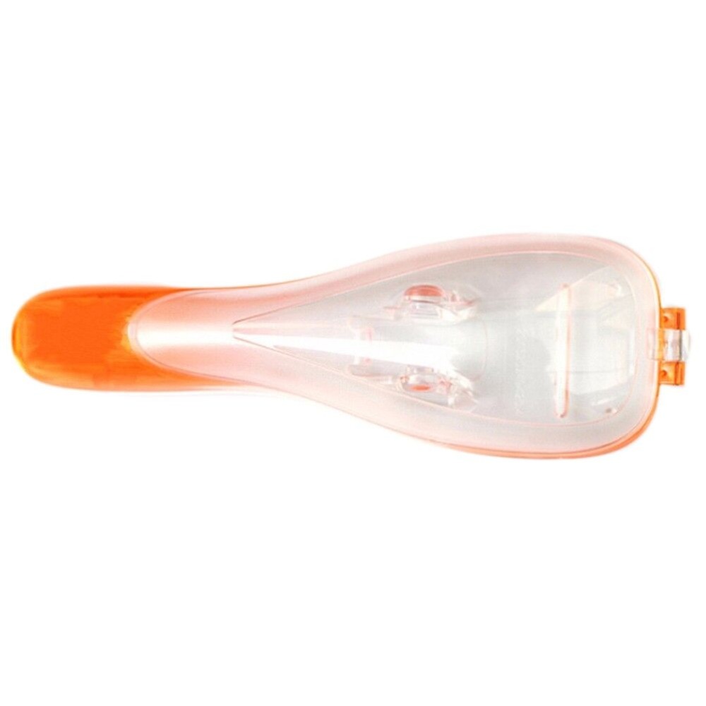 Boîte porte-lames de rasoir de voyage Portable, 1 pièce, étui pour rasoir pour hommes et femmes, accessoires de rangement, organisateur de salle de bain: orange