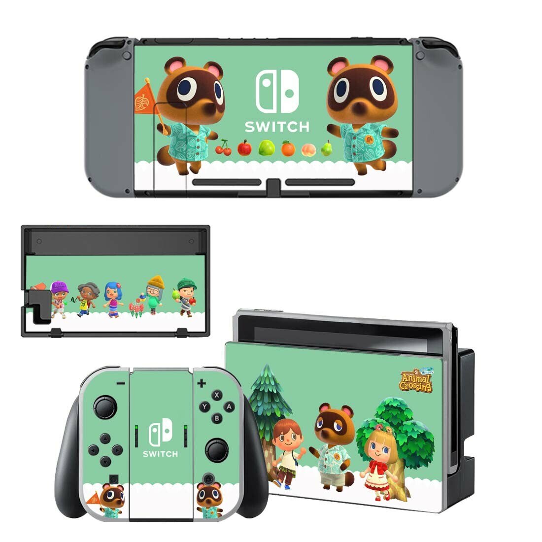 14 stili adesivo Skin per decalcomania in vinile stile animale adorabile per nintendo Switch NS NX Console e Joy-con accessorio di gioco S2562