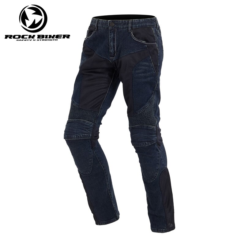 Motorcycle cross racing jeans summer breathable black mesh jeans for men Motorcycle protection pants motorcycle racing pants PK