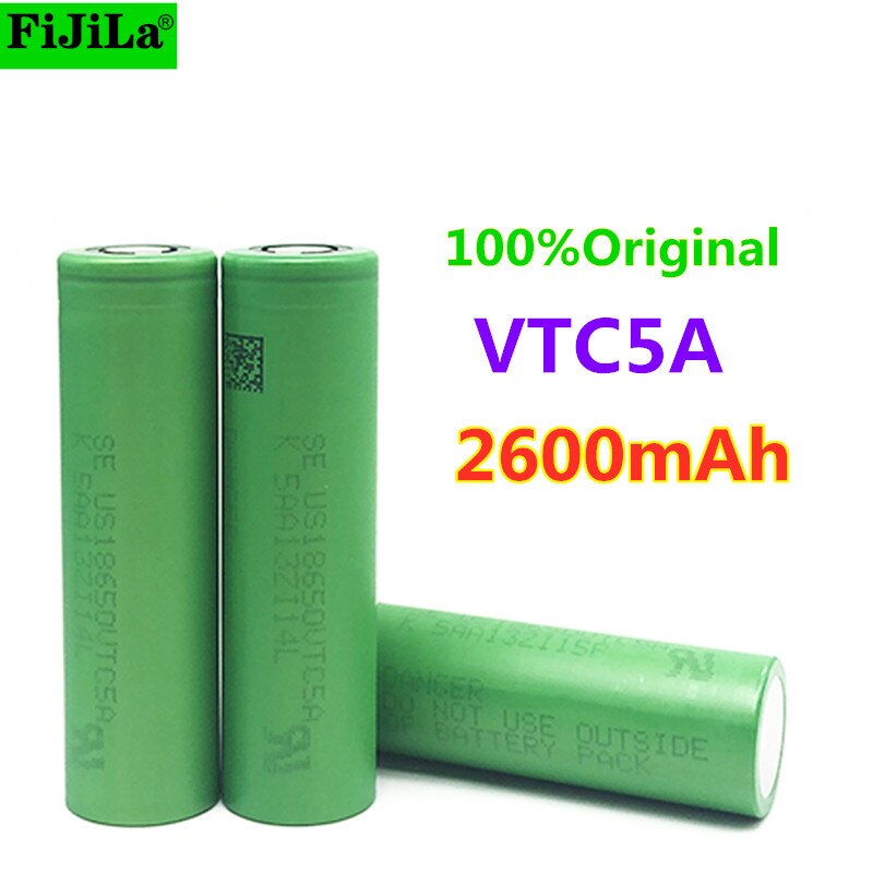 1-10PCS Original 3.6V 18650 US18650 VTC5A 2600mAh Continuous 30A Battery for Sony