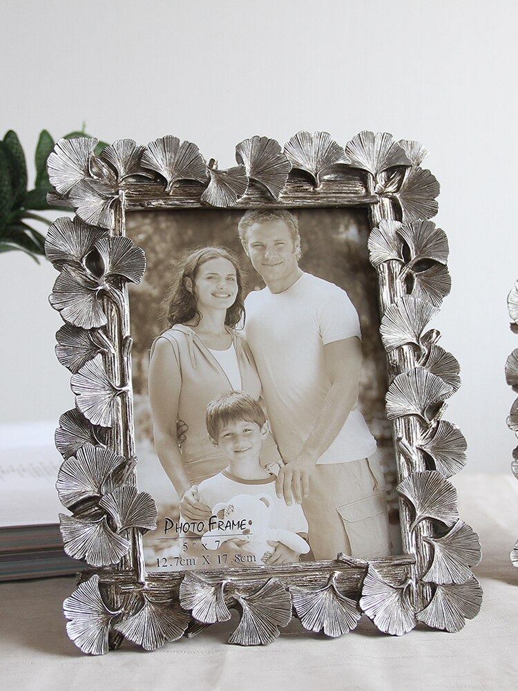 Ginkgo Leaf Resin Picture Frame, Graduation Photo Frame