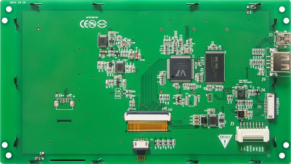 SDWe070C06 serial port screen 7 inch LCD screen touch-screen display TFT LCD module color