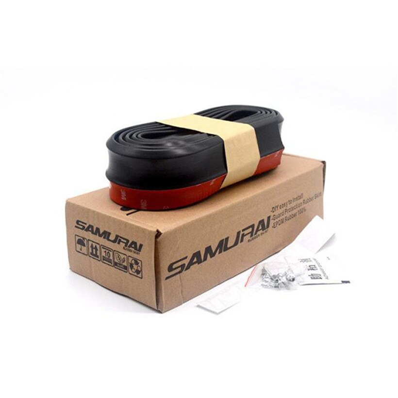 Red CARPRIE Universal carbon fiber front bumper lip splitter carbon fiber front bumper lip splitter TJ