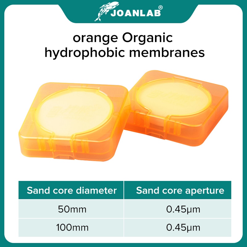 JOANLAB Laboratory Water Microfiltration Membrane Microporous 0.45um 0.22um Organic Microfiltration Membrane Diameter 50mm 100mm