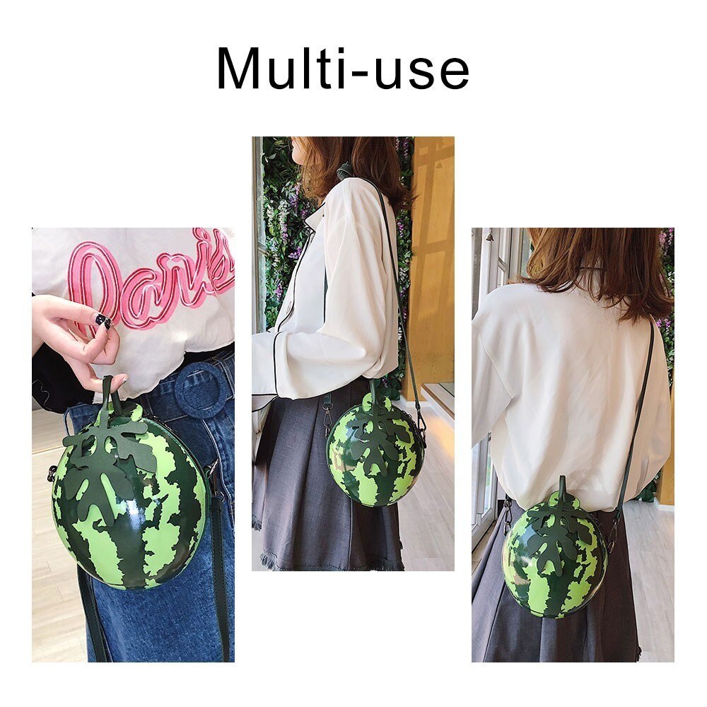 Herold Kleine Frauen Umhängetasche Wassermelone bilden Leder Weibliche Schulter Tasche Mini Damen Umhängetaschen Sack