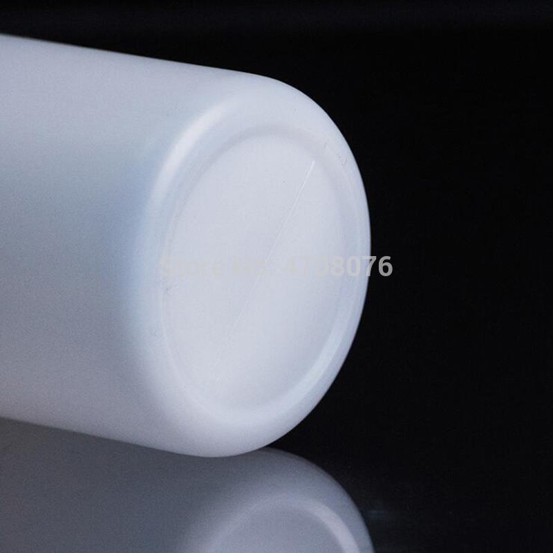 500ml 5 stk / pakke pe lab reagensflaske med plastikskålhætteglas med skruelåg bred mund rundt til kemisk eksperiment