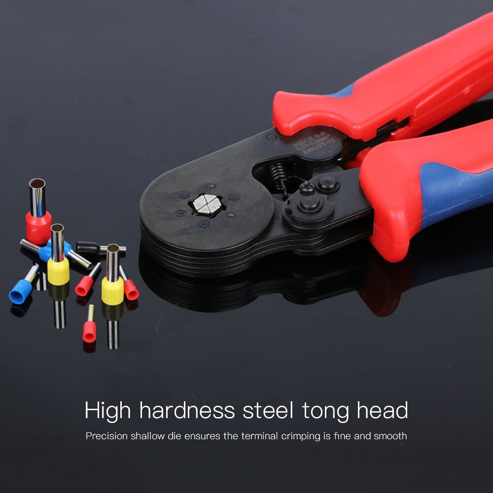 1200Pcs Crimp Tool W/ Bootlace Ferrule Crimper Plier Wire Terminal Connector Set