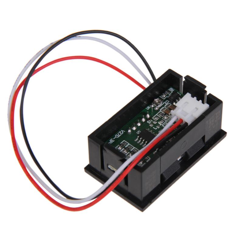 Mini DC 0-10V RGB LED Panel Digital Display Voltage Meter Voltmeter