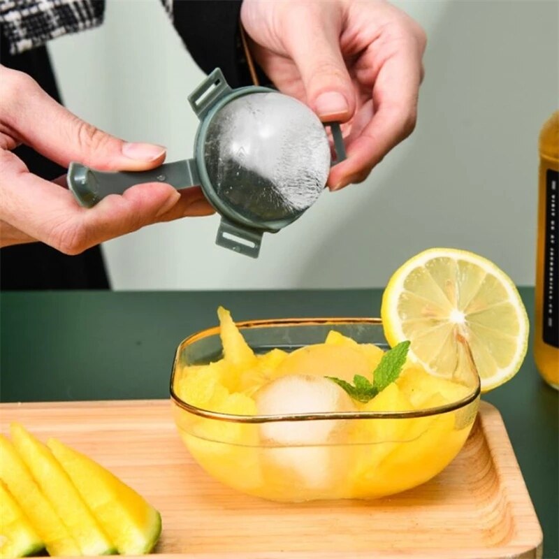 Ice Mould Ice Ball Maker Ice Box Whiskey Cocktail Round Ice Ball Makeing Mold Ice Tray DIY Home Kitchen Bar Party Ice Cream Tool