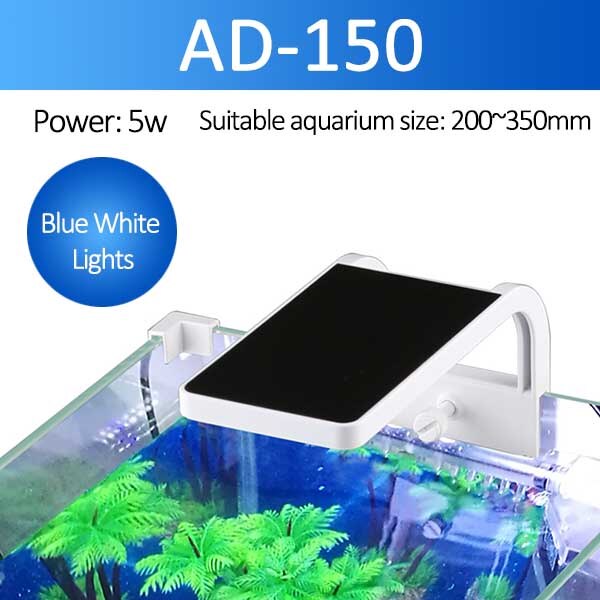 Aquarium Licht Led Verlichting Vissen Schakelaar Touch Aquarium Planten Aquarium Aquatic Gras Led Lamp Licht Voor Aquarium: Default Title