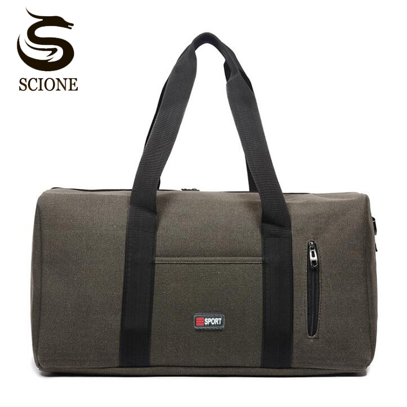 Sac de voyage de grande capacité sac à bandoulière en toile pour hommes sacs d'affaires pour hommes/femmes