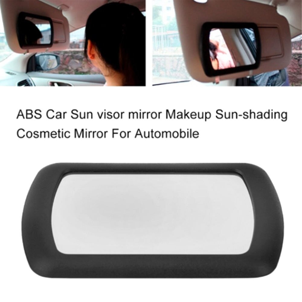 Parasol con Clip para coche, espejo de tocador, sombra solar, espejo cosmético, parasol para coche espejo para visera