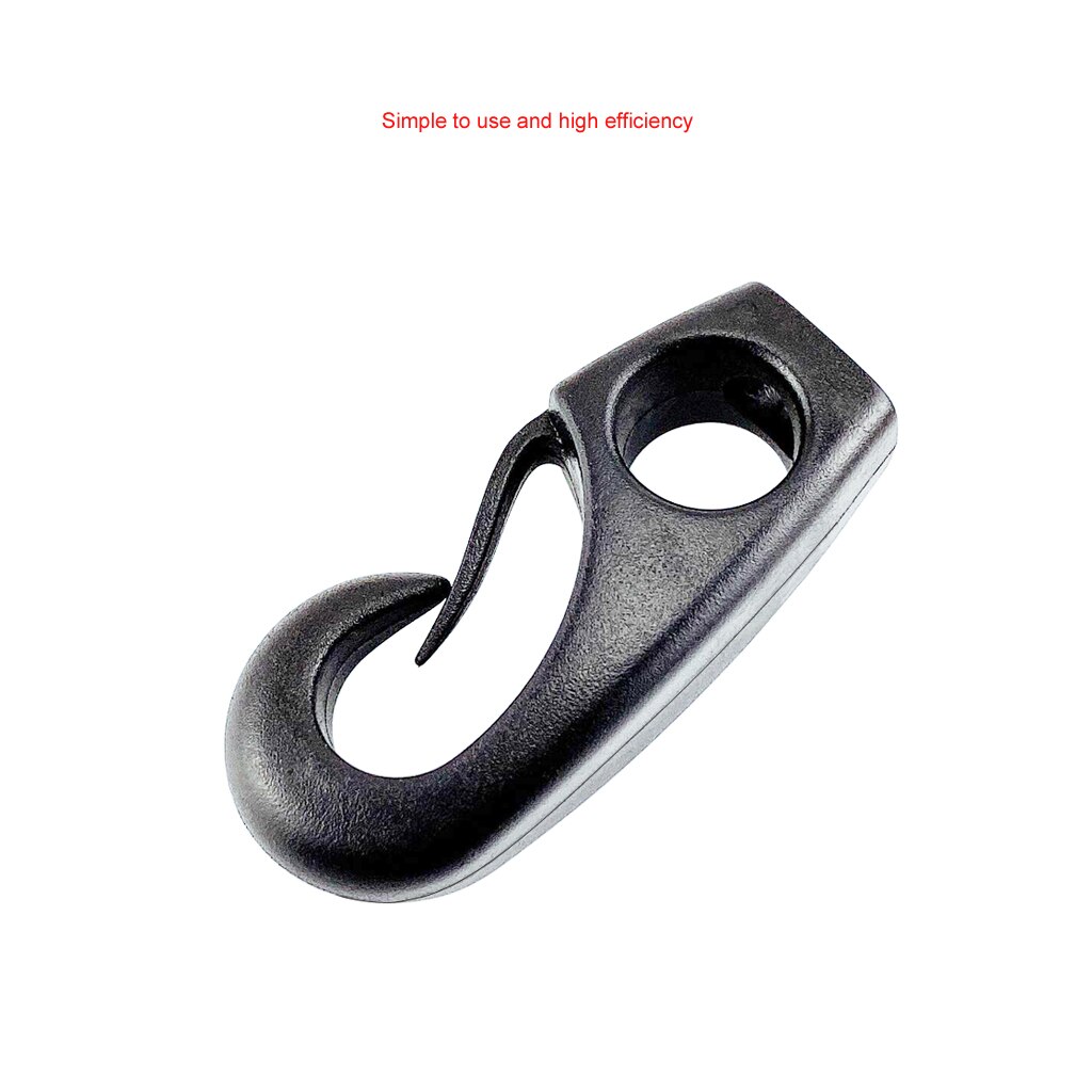 6x nylon gesp schokkoord clip haak kajak kano bungee touw lijn roeiboot bindkoord haak waslijn elastische koord slot clip