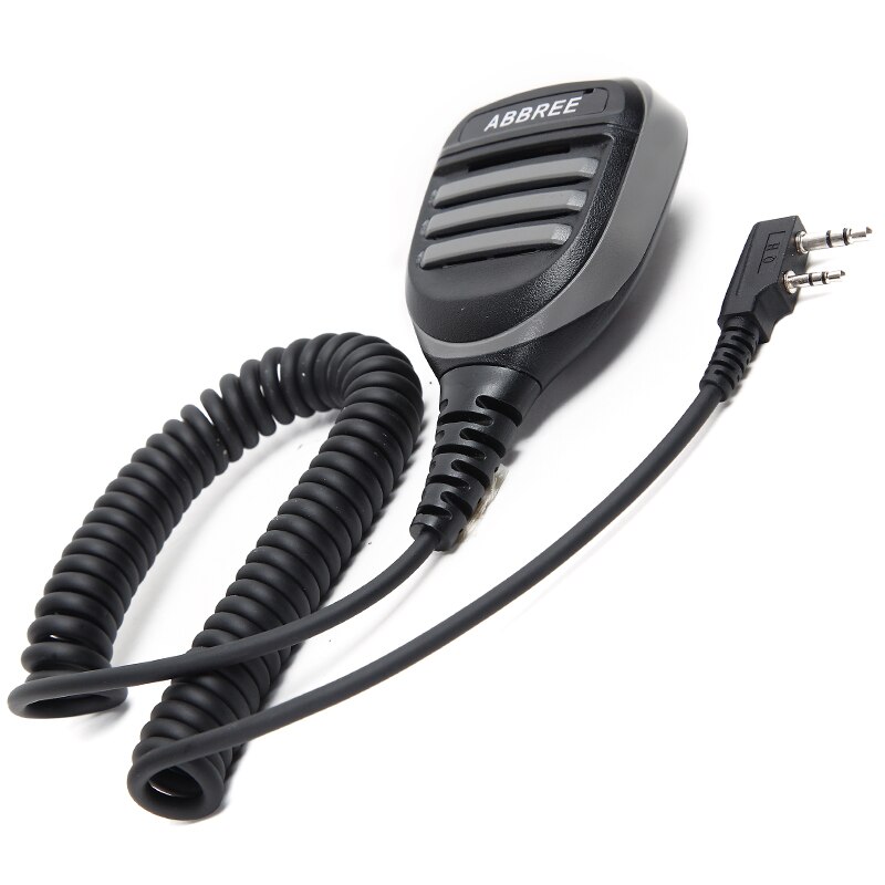 Abbree Imperméable PTT Haut-Parleur D'épaule Micro POUR Baofeng DM-860 DM-1701 DM-X DMR UV-82 UV-5R Talkie-walkie Radio Bidirectionnelle