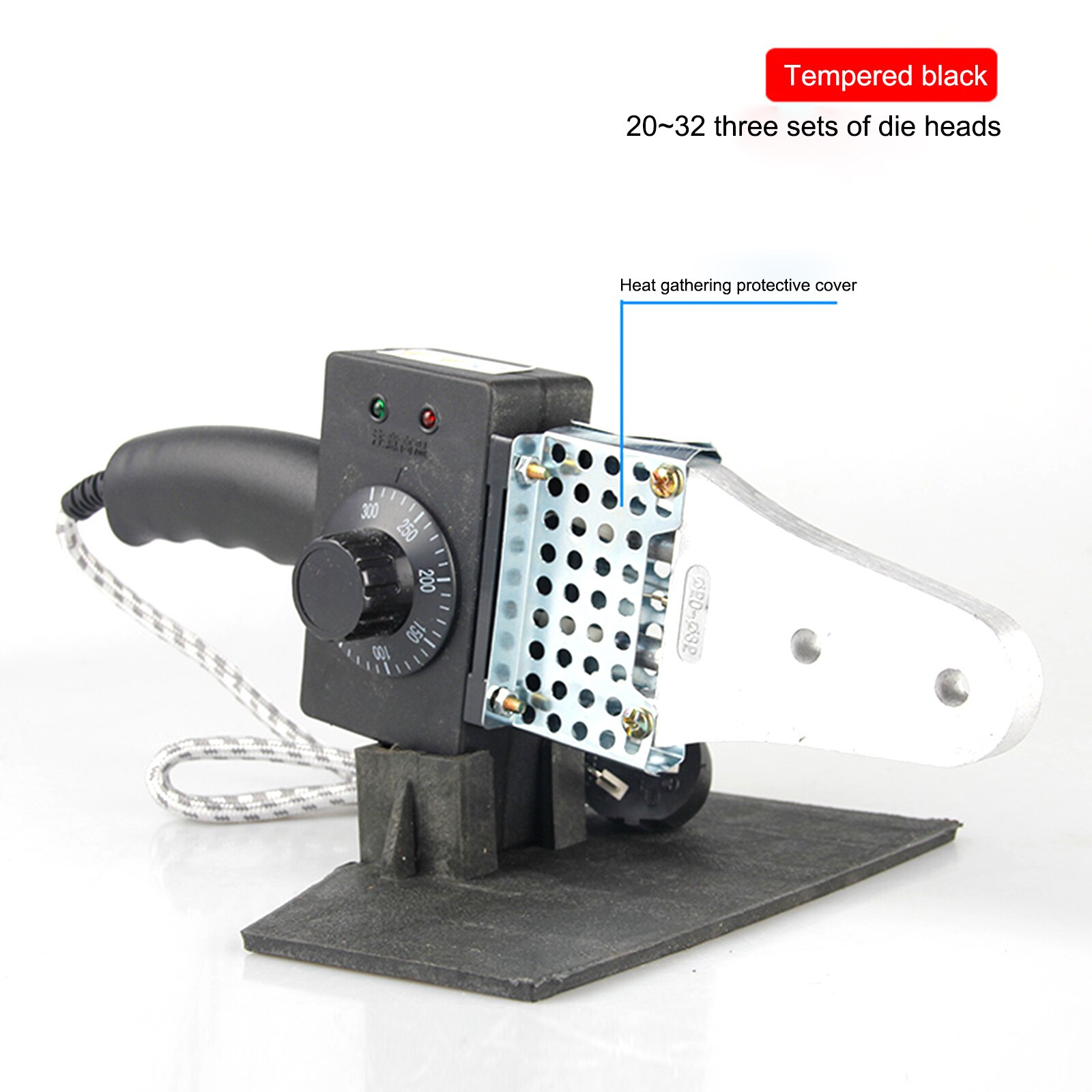 Machine à souder en plastique, 1800W, régulation manuelle de la température, fusion de tuyaux d'eau, chauffe en profondeur