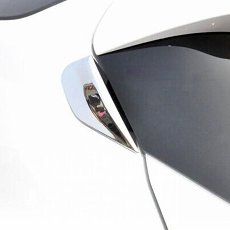 2Pcs Rear Windshield Side Corner Cover Deocr Trim ABS for Buick Encore