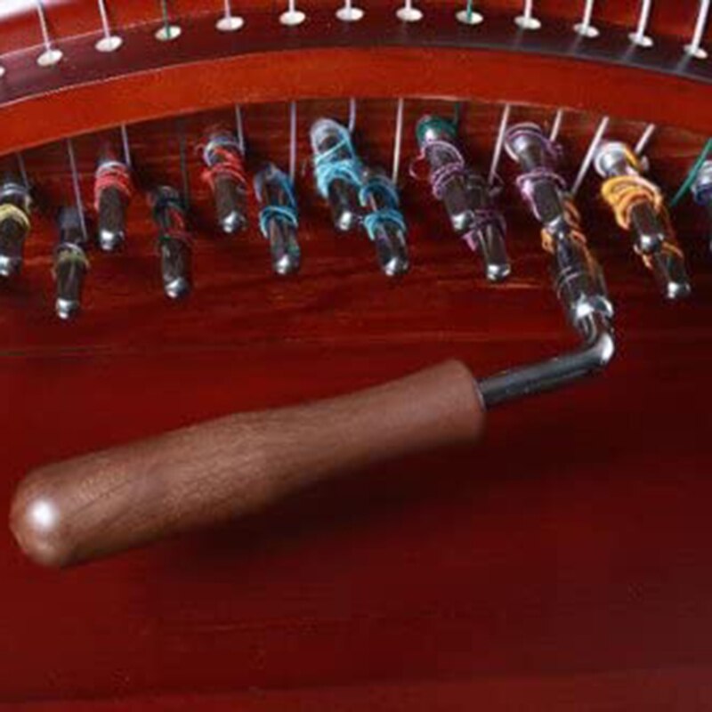 2 stykker l-form klaver tunernøgle skruenøgle firkantet form tip tuning hammer tuner skruenøgle værktøj