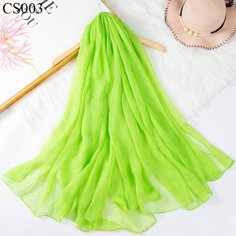 Solid höst vinter sjalar kvinnor vanlig maxi hijab scarf mjuk soild muslimska sjalar wraps dam huvud sjalar scarf: Grön
