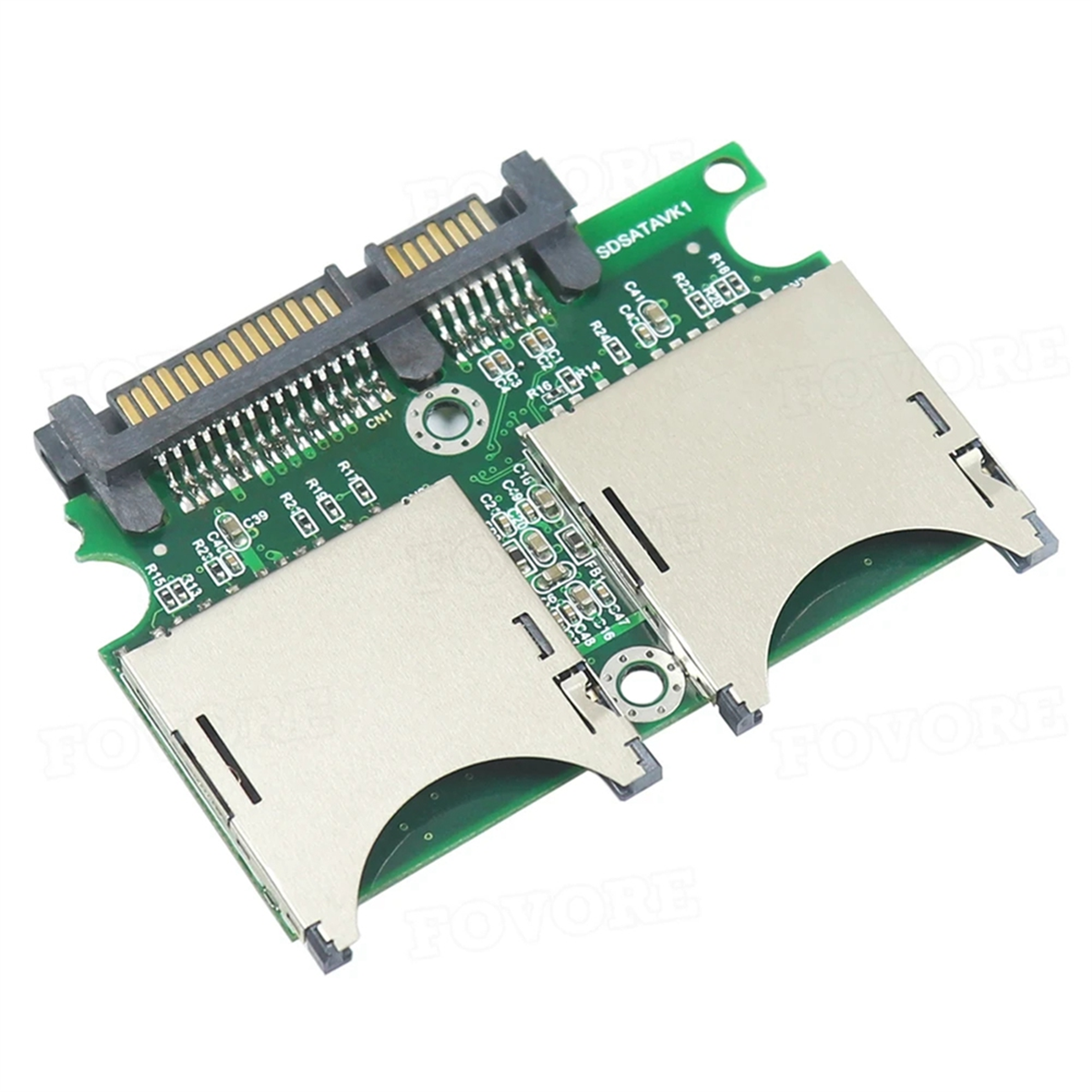 M16KDual SD to SATA Converter Industrial-Grade SD to SATA Adapter Card 15PIN+7PIN SD to Serial Adapter Card