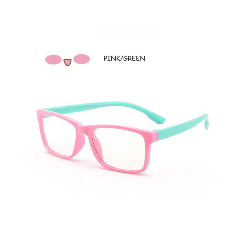 Flexible Blue Light Kids Glasses Optical Frame Children Boy Girls Clear Computer Transparent Blocking Anti Reflective Eyeglasses: 4