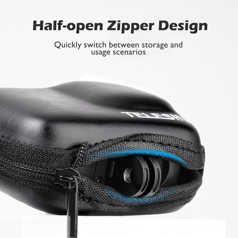 Gopro 9 opbevaringspose vandtæt betræk shell anti-fald boks taske med stativ til gopro hero 9 sport kamera tilbehør