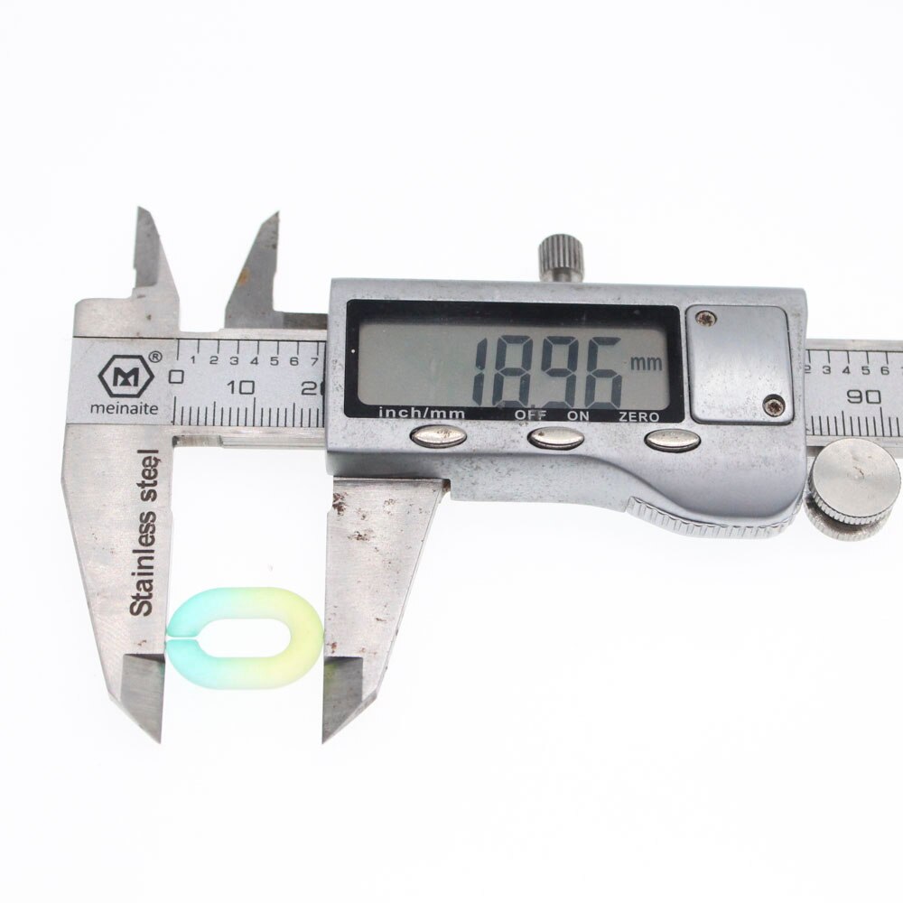 CHONGAI 50 sztuk akrylowe molościenie łańcucha kolory klamra koraliki molościeniowa klamra zapięcie DIY ręcznie biżuteria robić torebki zrobienie 19mm