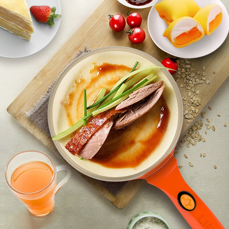 Elektrische Crêpe Pizza Lente Roll Maker Pannenkoek Tortilla Machine Non-stick Bakplaat Bakken Pan Cake Machine Koken Gereedschap