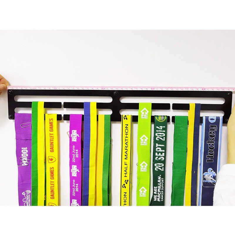 45.7cm Two Rack Sport Display Iron Marathon Medal Hanger