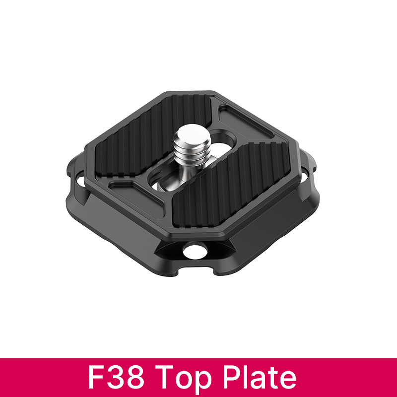 Ulanzi FALCAM F38 Universal DSLR Camera Gimbal Arca Swiss Quick Release Plate Clamp Quick Switch Kit Tripod Slider Mount Adapter: F38 Top Plate